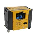Diesel generator set geluidsgedempt 230V 6kVA, Ophalen of Verzenden, Nieuw
