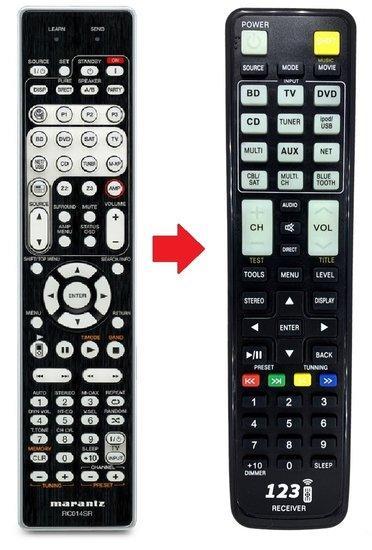 Alternatieve Marantz RC014SR afstandsbediening, Audio, Tv en Foto, Afstandsbedieningen, Verzenden