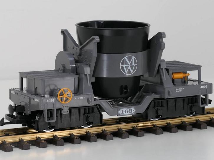 LGB 40560 Gußstahl-Wagen, Automatic Selbstentladewagen Me.., Hobby en Vrije tijd, Modeltreinen | Overige schalen, Overige typen