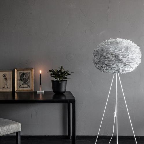 Vloerlamp lichtgrijs | Eos x-large | met tripod wit, Huis en Inrichting, Lampen | Vloerlampen, Nieuw, Verzenden