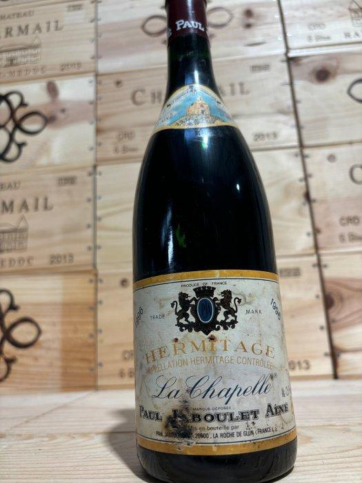 1996 Domaine Jaboulet Hermitage la Chapelle - Hermitage - 1, Verzamelen, Wijnen