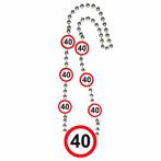 Ketting 40 Jaar Verkeersbord, Hobby en Vrije tijd, Feestartikelen, Verzenden, Nieuw