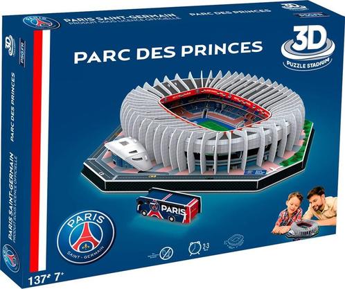 PSG - Parc Des Princes 3D Puzzel (117 stukjes) | Kick Off, Hobby en Vrije tijd, Denksport en Puzzels, Nieuw, Verzenden