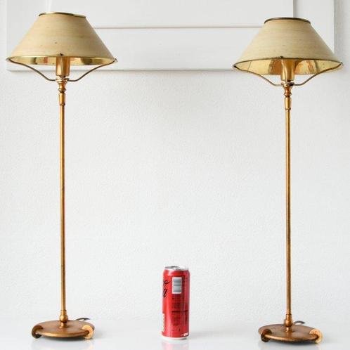 Kullmann - Tafellamp (2) - Messing, Metaal, Verguld, High, Antiek en Kunst, Kunst | Designobjecten