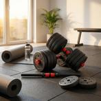 Fitness Halter 50kg | Compact | Premium | Nu Kopen, Kunststof, Rug, Overige typen, Nieuw