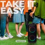 2dekans | Denver - Bluetooth Speaker Party Box - Disco, Ophalen of Verzenden, Zo goed als nieuw