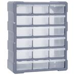 vidaXL Organiser met 18 medium lades 38x16x47 cm, Verzenden, Nieuw