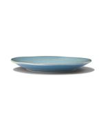 HEMA Ontbijtbord Ø23cm Porto reactief glazuur blauw, Verzenden, Nieuw