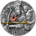 Niue. 5 Dollars 2023 The Witcher Baptism of Fire 2 oz