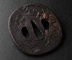 Samurai Tsuba - IJzer (gegoten) - Japan - Edo Periode, Antiek en Kunst