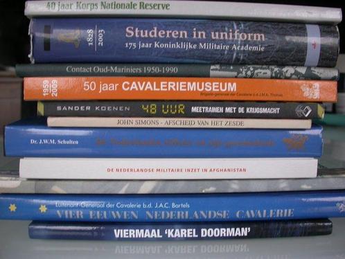 Diverse - Lot De Nederlandse krijgsmacht (11 boeken) -, Antiek en Kunst, Antiek | Boeken en Bijbels