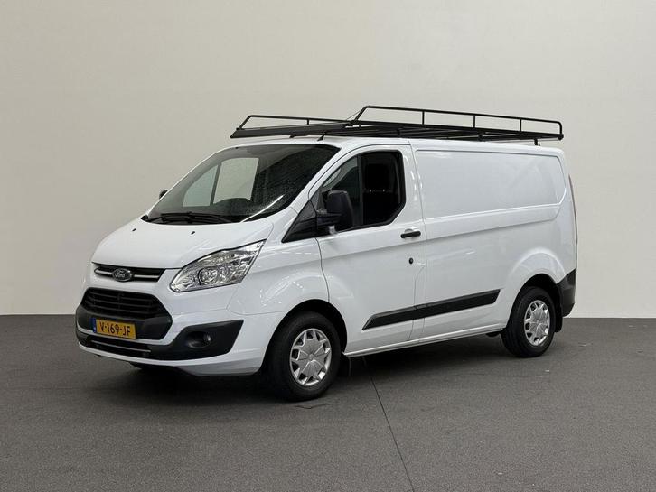 Ford Transit Custom 270 2.0 TDCI L1H1 Trend, Auto's, Bestelauto's, Lease, Handgeschakeld, Wit, Financial lease, Stof, Diesel, Euro 6