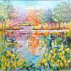 Joël Lhopital (XX-XXI) - Étang aux iris jaunes