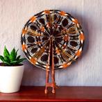 Afrikaanse handwaaier - Ankara print waaier - Kwabena - Oran, Huis en Inrichting, Woonaccessoires | Wanddecoraties, Ophalen of Verzenden