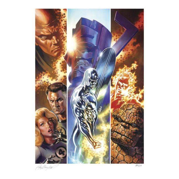 (Pre-order) Marvel Fantastic Four #48 Art Print Fantastic..., Hobby en Vrije tijd, Overige Hobby en Vrije tijd, Zo goed als nieuw