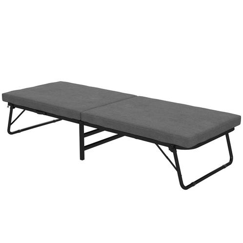 TRUUSK Opklapbed 70 X 190 Cm, Opvouwbaar Gastenbed Met 7cm S, Huis en Inrichting, Slaapkamer | Bedden, Nieuw, Verzenden