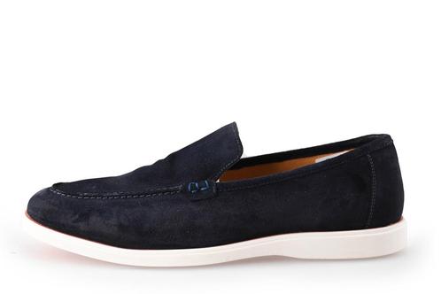 Nelson Instappers in maat 44 Blauw | 10% extra korting, Kleding | Heren, Schoenen, Blauw, Zo goed als nieuw, Overige typen, Verzenden