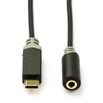 USB C naar jack adapterkabel | Nedis | 1 meter, Verzenden, Nieuw