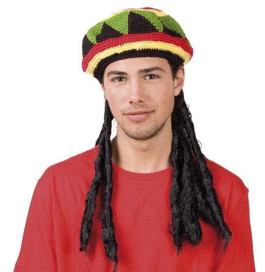 Pruik Jamaica Rasta, Kleding | Heren, Carnavalskleding en Feestkleding, Nieuw, Ophalen of Verzenden