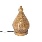 Oosterse tafellamp goud 19 cm - Mowgli, Huis en Inrichting, Lampen | Tafellampen, Nieuw, Overige materialen, Oosters, Minder dan 50 cm