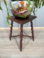 Bijzettafel - Hout - piëdestal plantentafel