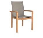 Stern Leah Eetstoel Teak - Bruin, Tuin en Terras, Ophalen of Verzenden, Nieuw