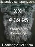 Schapenvacht IJSLANDSE GRIJS schapenhuid  XXL €39,95, Ophalen of Verzenden, Nieuw
