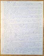 Louis Paul Boon - Handgeschreven Boontje, 12 november, Antiek en Kunst, Antiek | Boeken en Bijbels