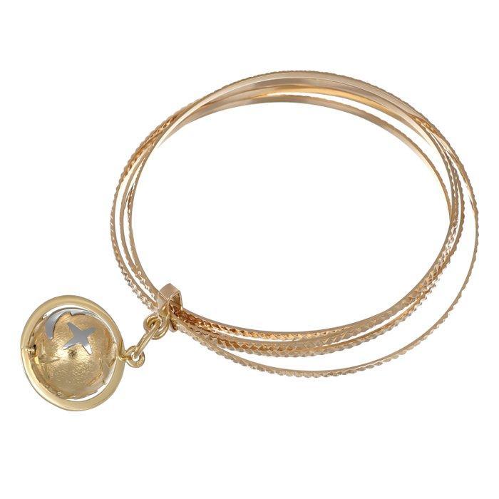 Armband - 18 karaat Geel goud, Witgoud, Sieraden, Tassen en Uiterlijk, Armbanden