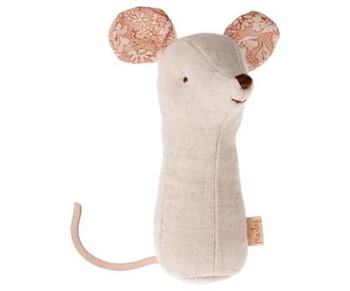 Maileg - Lullaby friends Mouse Rattle Nature, Kinderen en Baby's, Speelgoed | Poppen