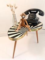 Bijzettafel - laminaat, Hout, Messing - Er is geen tekst