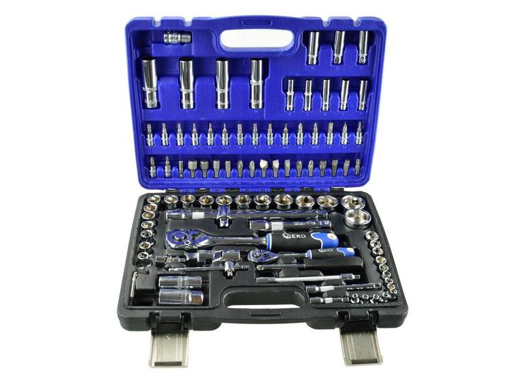 Doppenset - Doppendoos - 1/2 En 1/4 Duims - Gereedschapsset, Auto diversen, Autogereedschap, Nieuw, Ophalen of Verzenden