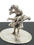 Handgemaakte Hollands zilveren miniatuur Billenkoek - Zilver