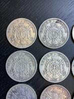 Frankrijk. Napoléon III. 5 Francs 1867-1868 (12 munten), Postzegels en Munten
