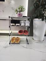 Schoenenrek 4-Laags Zwart/Zilver – Modulair -, Kleding | Heren, Schoenen, Verzenden, Nieuw, Merkloos