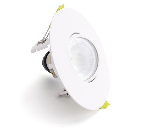 Integral inbouwspot Wit rond kantelbaar | zaagmaat 7-10cm..., Huis en Inrichting, Lampen | Overige, Nieuw, Ophalen of Verzenden