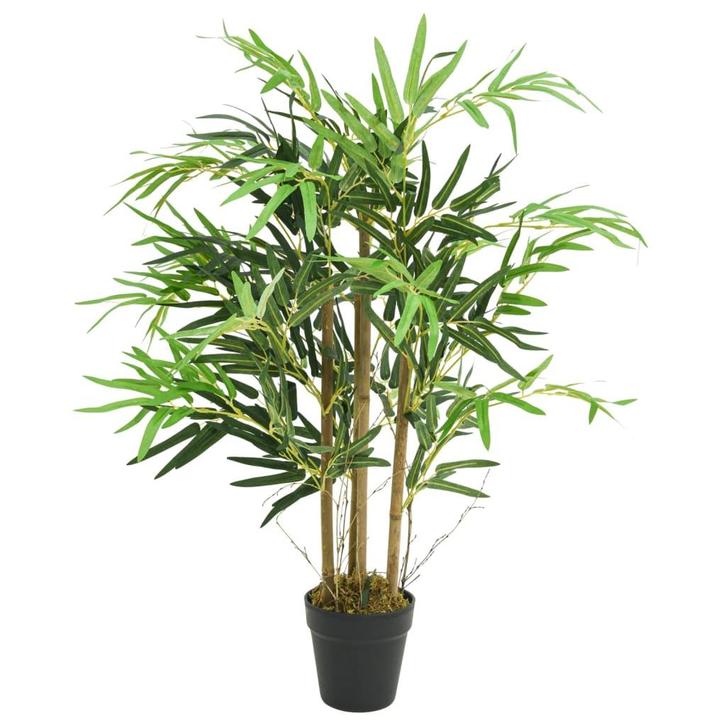 vidaXL Kunstplant bamboe 500 bladeren 80 cm groen, Huis en Inrichting, Woonaccessoires | Kunstplanten en Kunstbloemen, Nieuw, Verzenden
