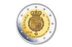 2 euro Koning Felipe VI 50 jaar 2018 - Spanje, Verzenden