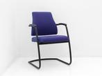 Vergaderstoel BMA Axia - paars - slede zwart - armleggers, Werkplek, Ophalen of Verzenden, Gebruikt, Overige typen