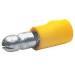 Kogel kabelschoen geel 5mm man voor draad  4,0-6,0 mm2, Doe-het-zelf en Verbouw, Elektra en Kabels, Nieuw, Stekker, Verzenden