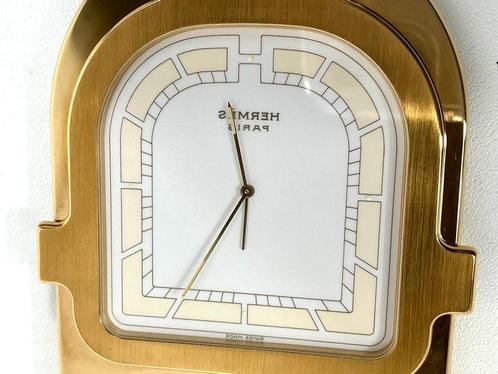 Klok - Hermès - Verguld - 1980-1990, Antiek en Kunst, Antiek | Klokken