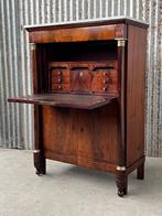 Antiek buro, bureau, bureau, klep secretaire, klepburo kast, Antiek en Kunst, Ophalen of Verzenden