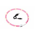 LED EASYDOG halsband - roze - inkortbaar 20 tot 70 CM - opla, Dieren en Toebehoren, Hondenhalsbanden en Penningen, Nieuw, Verlicht
