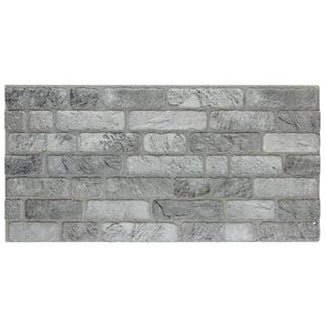 3D Wandpaneel EPS Grijs Baksteen L1903 100x50x2cm beschikbaar voor biedingen
