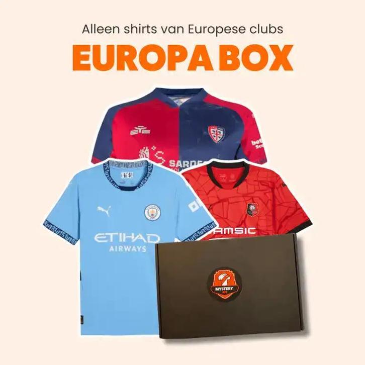 Voetbalshirt Europa Mystery Box - Mystery Kit, Verzamelen, Sportartikelen en Voetbal, Buitenlandse clubs, Nieuw, Shirt