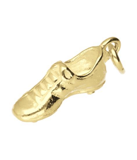 Gouden Voetbalschoen noppen ketting hanger, Sieraden, Tassen en Uiterlijk, Kettinghangers, Verzenden