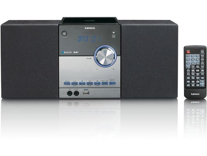 Lenco MC-150 - Stereo set - DAB+ Bluetooth - (2 stuks), Audio, Tv en Foto, Radio's, Zo goed als nieuw, Verzenden