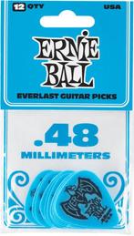Ernie Ball 9181 Everlast plectrum 0.48 mm 12-pack, Ophalen of Verzenden, Nieuw, Akoestische gitaar