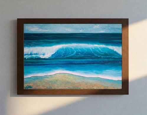 Cristina Alejos - The Wave XL, Antiek en Kunst, Kunst | Schilderijen | Modern