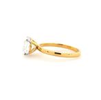 Ring - 18 karaat Geel goud - 2.00ct. tw. Diamant (Lab-grown), Sieraden, Tassen en Uiterlijk, Ringen, Nieuw